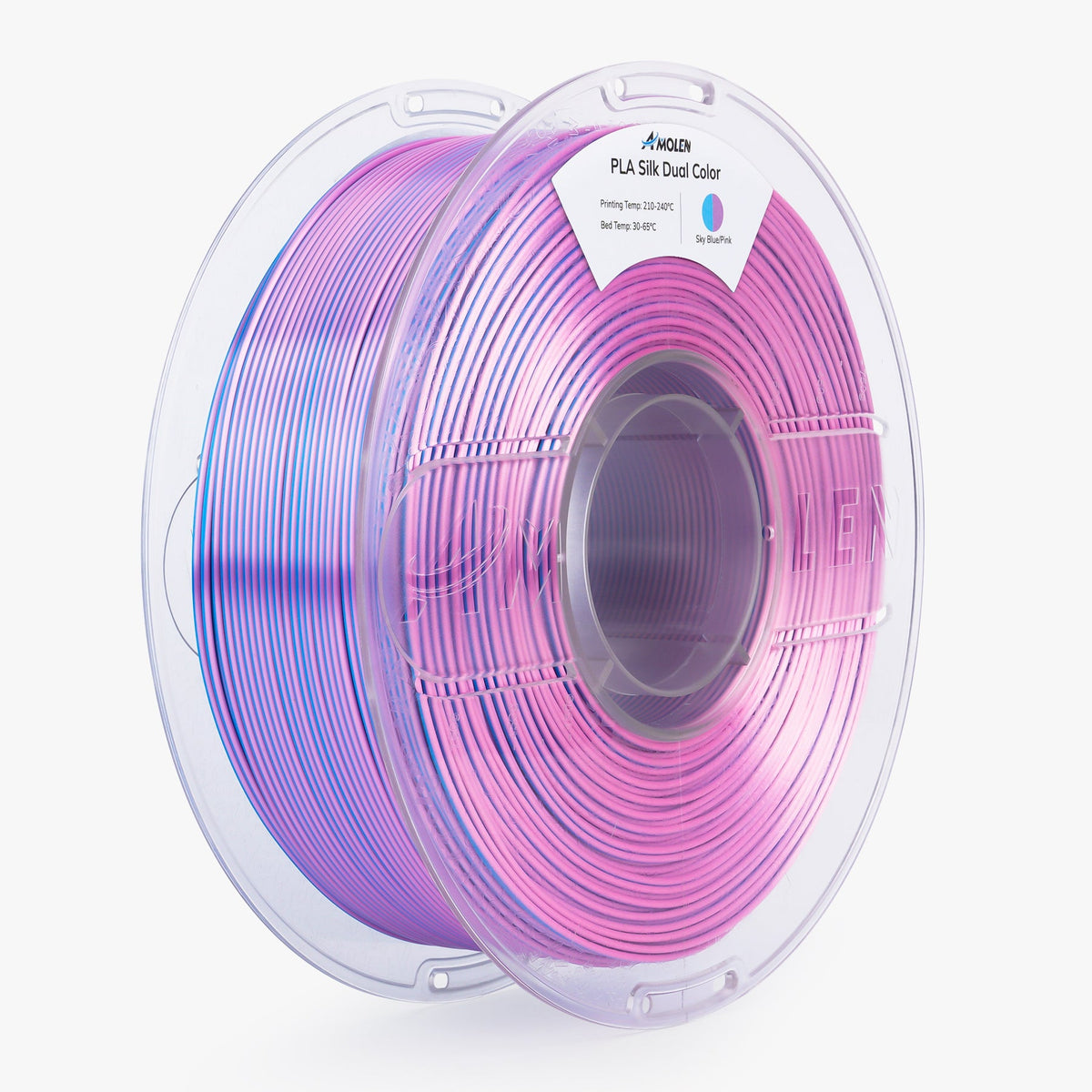 PLA Silk Dual Color Filament 1.75mm, 1KG/2.2LB